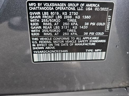 Used 2022 Volkswagen Atlas SEL R-Line AWD/4WD image 36