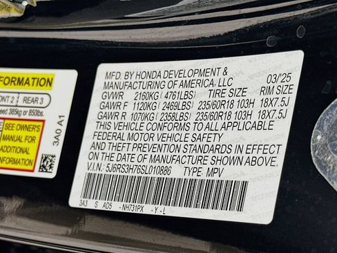 Certified 2025 Honda CR-V EX-L image 32