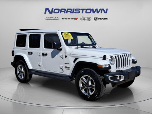 Certified 2022 Jeep Wrangler Unlimited Sahara w/ Cold Weather Group image 1