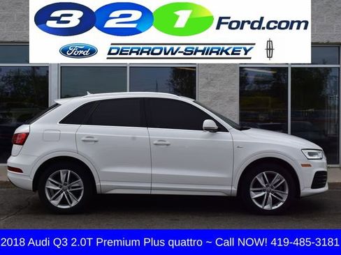 Used 2018 Audi Q3 2.0T Premium Plus w/ Premium Plus Package AWD/4WD image 2
