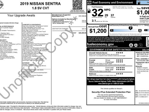 Used 2019 Nissan Sentra SV image 2