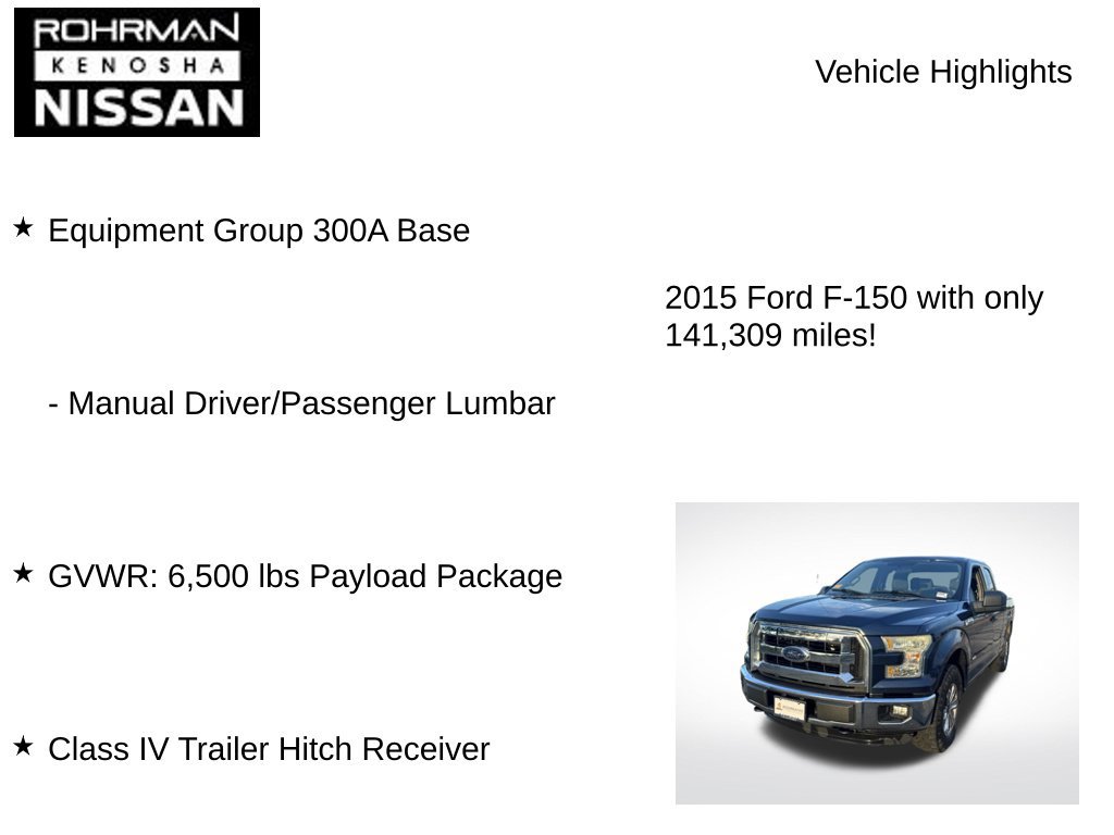 Used 2015 Ford F150 XLT AWD/4WD image 7