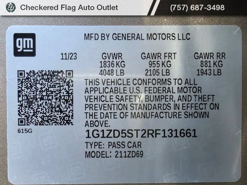 Used 2024 Chevrolet Malibu LT FWD image 21