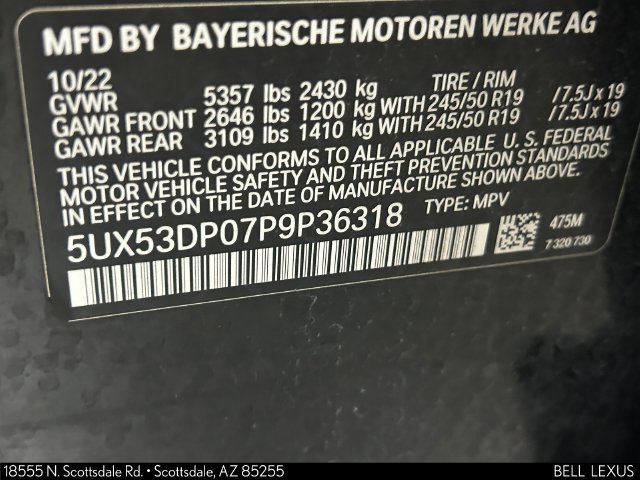Used 2023 BMW X3 xDrive30i w/ Convenience Package AWD/4WD image 29