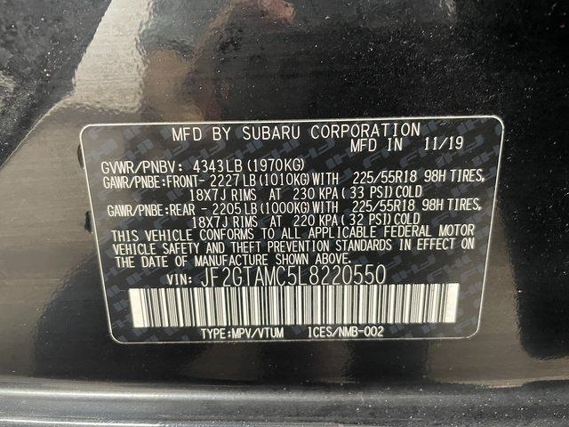 Used 2020 Subaru Crosstrek 2.0i Limited w/ Moonroof Package AWD/4WD image 27