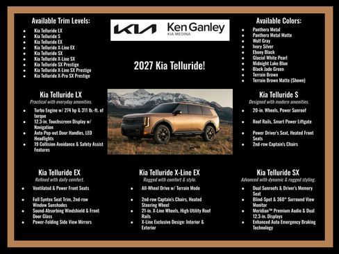 New 2027 Kia Telluride S AWD/4WD image 28
