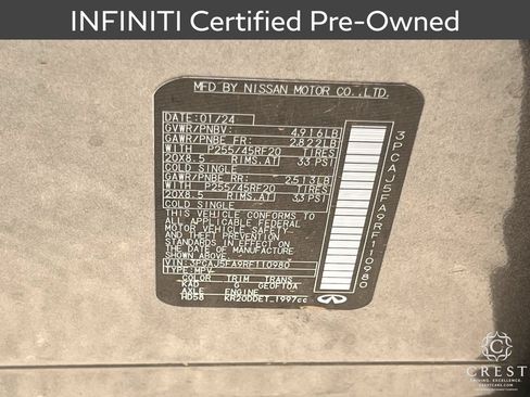Certified 2024 INFINITI QX50 Sport FWD image 32