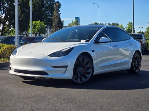 Used 2021 Tesla Model 3 Performance AWD/4WD image 1
