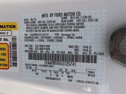 New 2025 Ford Mustang Coupe image 19