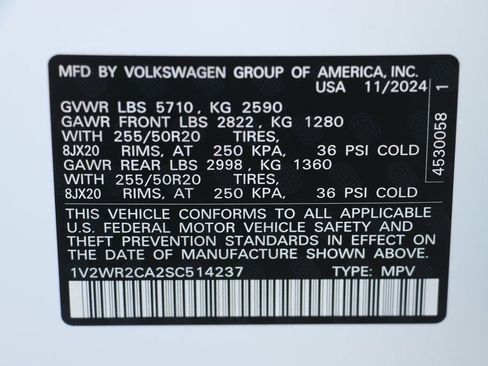 Used 2025 Volkswagen Atlas SE FWD image 27
