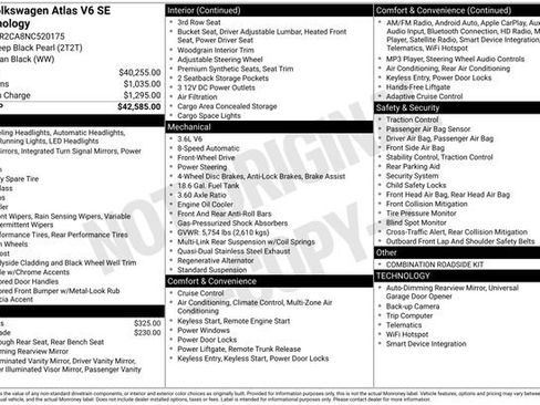Used 2022 Volkswagen Atlas SE image 5