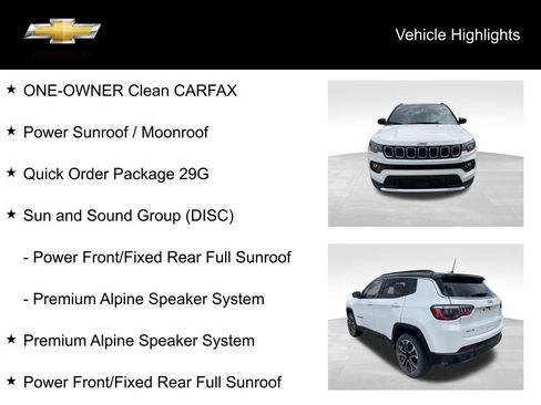 Used 2023 Jeep Compass Limited w/ Sun and Sound Group AWD/4WD image 18