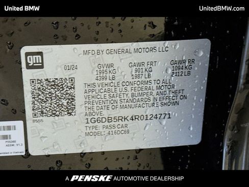 Used 2024 Cadillac CT4 Premium Luxury w/ Technology Package image 14