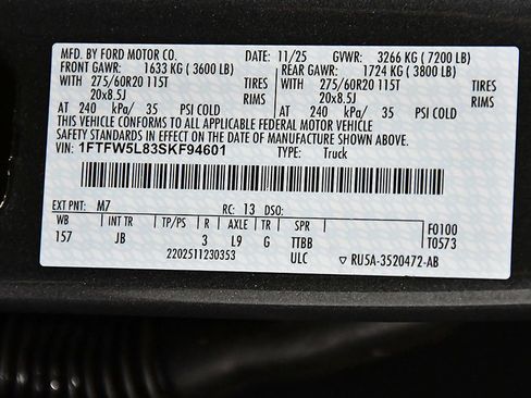 Used 2025 Ford F150 Lariat w/ Equipment Group 501A Mid AWD/4WD image 15
