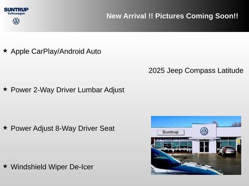 Used 2025 Jeep Compass Latitude w/ Sun & Sound Group image 5