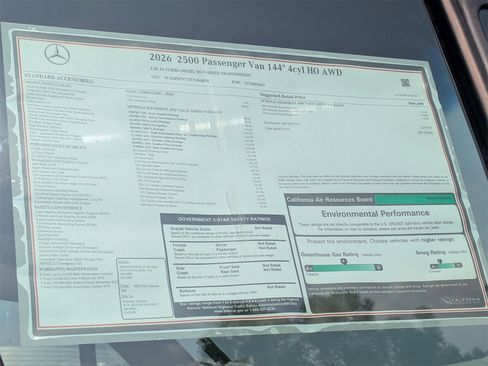 New 2026 Mercedes-Benz Sprinter 2500 image 16