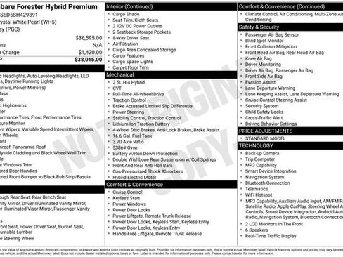 Certified 2025 Subaru Forester Premium AWD/4WD image 3