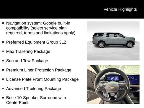 Certified 2025 Chevrolet Suburban High Country w/ Sun And Tow Package AWD/4WD image 16