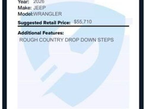 New 2026 Jeep Wrangler Unlimited Sport AWD/4WD image 2