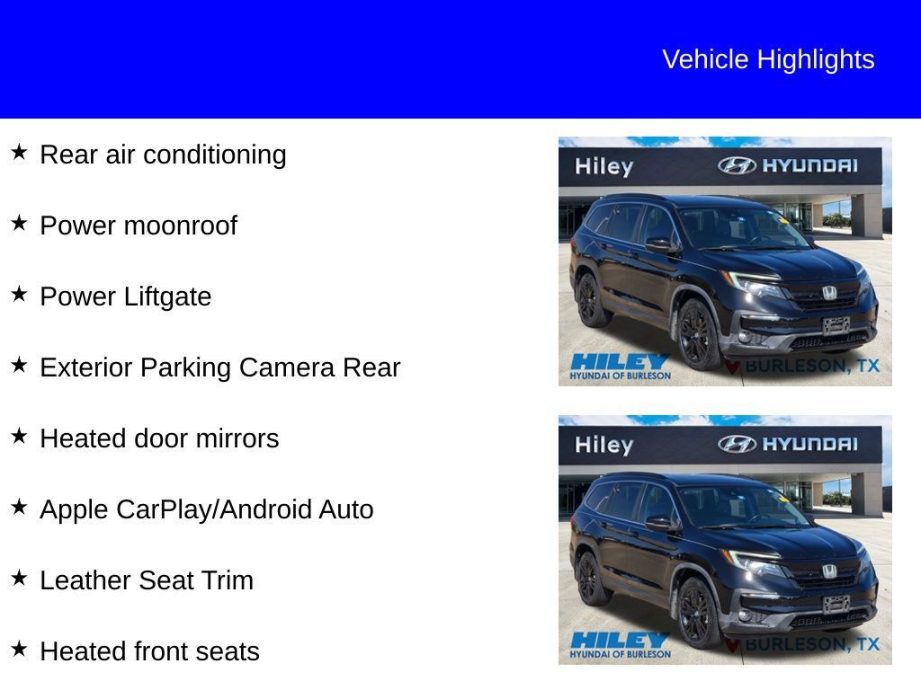 Used 2021 Honda Pilot Special Edition image 10