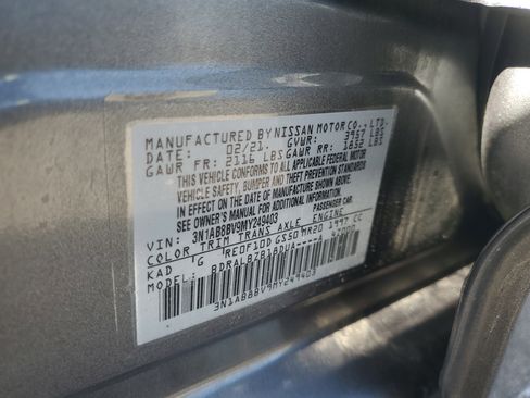 Certified 2021 Nissan Sentra S image 32