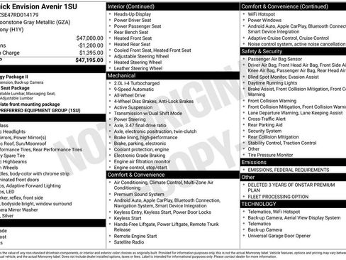 Used 2024 Buick Envision Avenir image 64