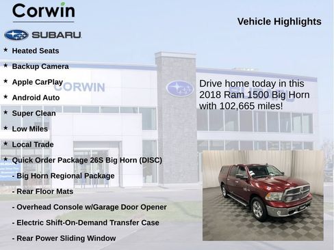 Used 2018 RAM 1500 Big Horn AWD/4WD image 6