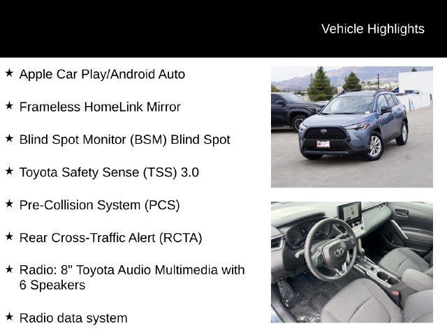 Certified 2025 Toyota Corolla Cross LE FWD image 3