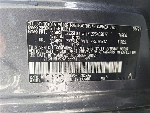 Used 2021 Toyota RAV4 LE w/ Carpet Mat Package (TMS) image 21