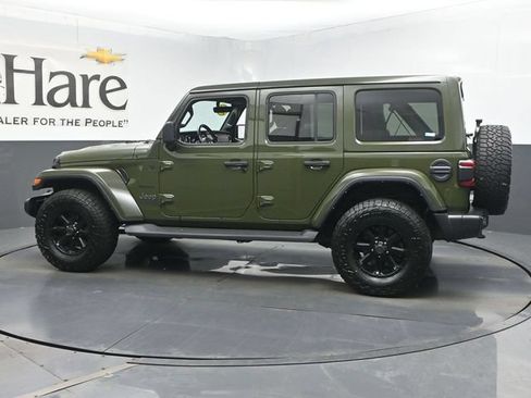 Used 2021 Jeep Wrangler Unlimited Sahara w/ Uconnect 4C Nav & Sound Group AWD/4WD image 52