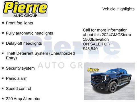Used 2024 GMC Sierra 1500 Elevation w/ Elevation Premium Package AWD/4WD image 13