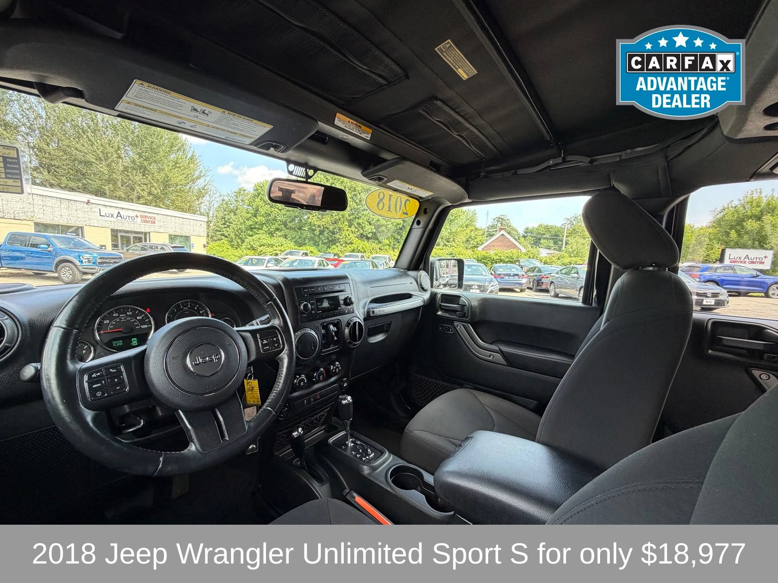 Used 2018 Jeep Wrangler Unlimited Sport S AWD/4WD image 13