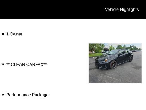 Used 2024 Toyota Corolla GR w/ Performance Package AWD/4WD image 12