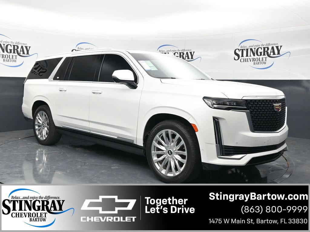 Used 2022 Cadillac Escalade ESV Premium Luxury w/ Performance Package AWD/4WD image 1