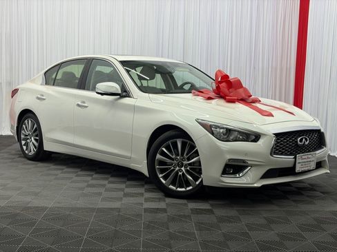 Used 2022 INFINITI Q50 Luxe w/ Cargo Package AWD/4WD image 1