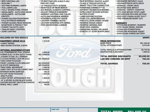 Used 2021 Ford F150 Lariat AWD/4WD image 2