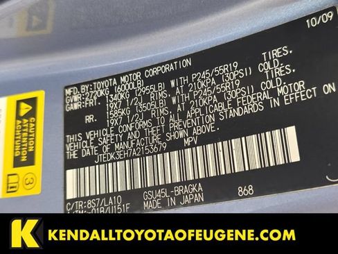 Used 2010 Toyota Highlander Limited AWD/4WD image 10