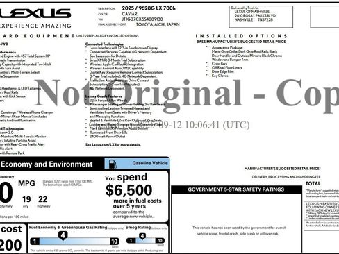 Used 2025 Lexus LX 700h Luxury image 31