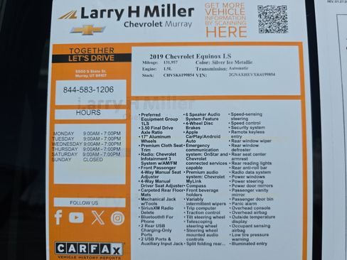 Used 2019 Chevrolet Equinox LS FWD image 33