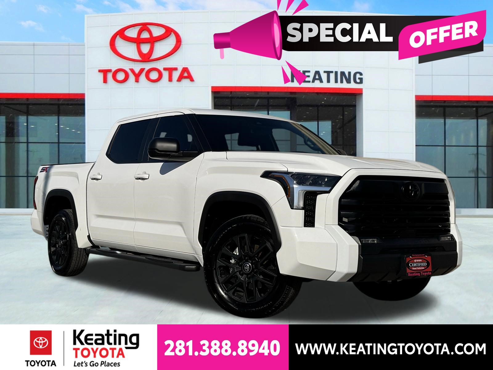 Certified 2026 Toyota Tundra SR5 w/ SX Package RWD 360° Tour