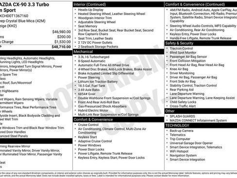 New 2026 MAZDA CX-90 3.3 Turbo w/ Premium Sport Pkg image 6