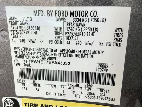 Used 2014 Ford F150 STX w/ Equipment Group 201A Mid AWD/4WD image 36