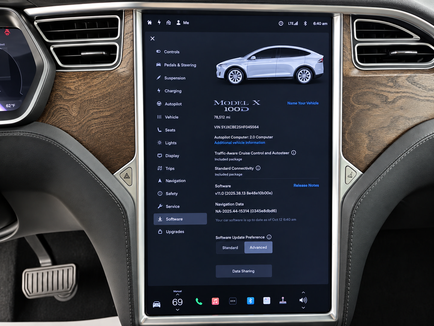 Used 2017 Tesla Model X 75D AWD/4WD image 4