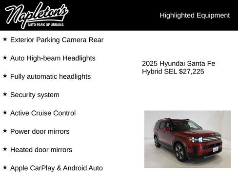 Used 2025 Hyundai Santa Fe SEL AWD/4WD image 17