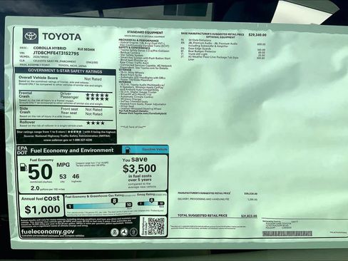 New 2026 Toyota Corolla XLE FWD image 20