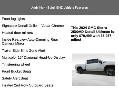 Used 2024 GMC Sierra 2500 Denali Ultimate w/ Max Trailering Package AWD/4WD image 14