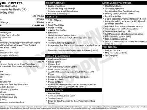 Used 2013 Toyota Prius V Two image 4