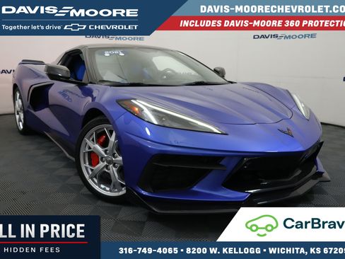 Certified 2021 Chevrolet Corvette Stingray Premium Conv w/ Z51 Performance Package RWD image 1