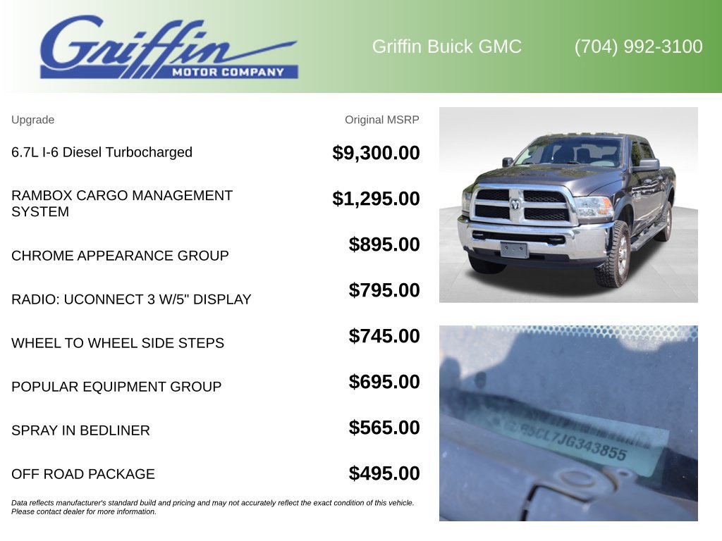 Used 2018 RAM 2500 Tradesman w/ Chrome Appearance Group AWD/4WD image 5