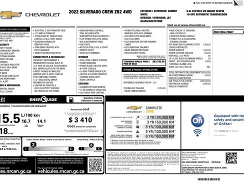 Used 2022 Chevrolet Silverado 1500 ZR2 w/ Technology Package AWD/4WD image 2